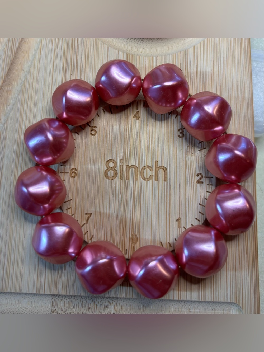 Pink Stretch Bracelet - Picture 2 of 2